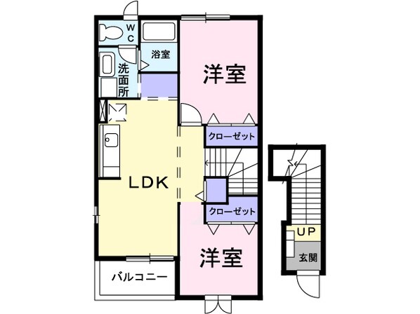 フォンターナ　フェリチータCの物件間取画像